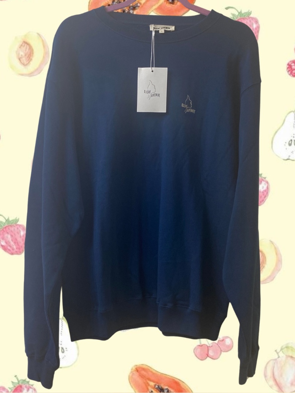 djerf avenue sweatshirt [navy blue]!